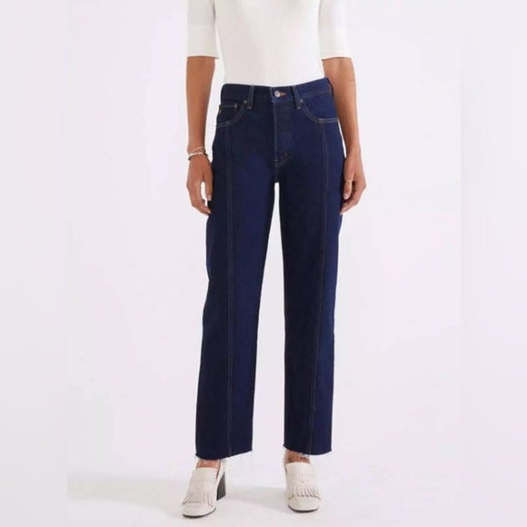 NWT Etica Tyler Seamed Straight Crop Jean - Picture 3 of 6